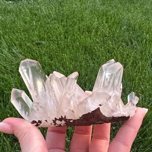 Clear Quartz Crystal Cluster - Natural Clear From Madagascar